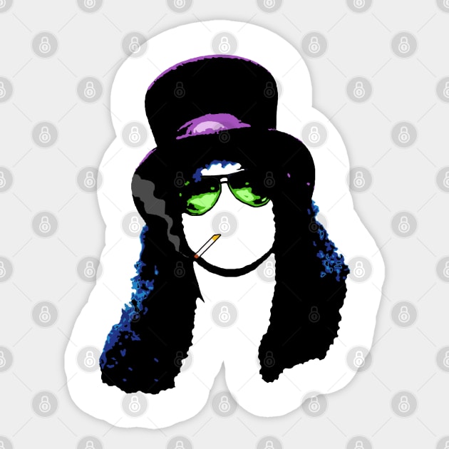 Slash No Face Sticker by PopSmarts